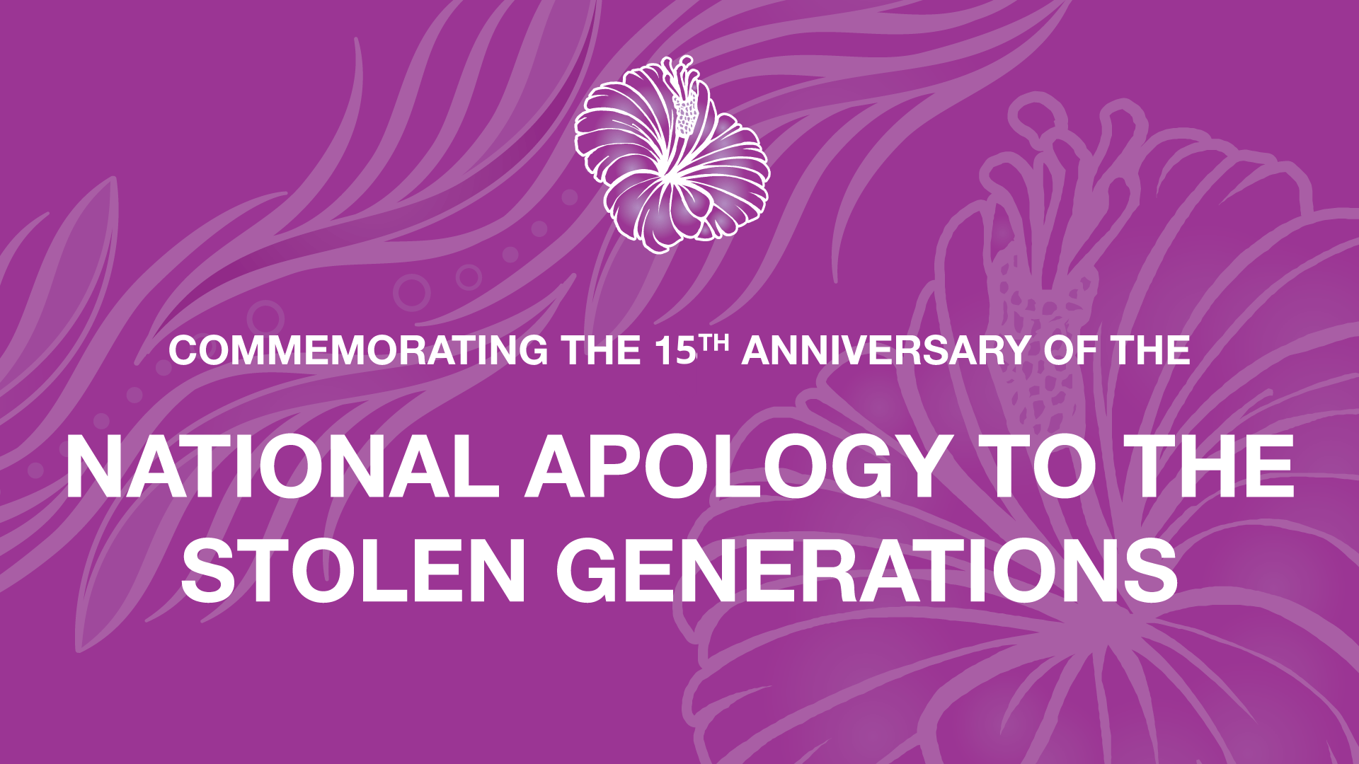 15th Anniversary Of The National Apology To The Stolen Generations Vacca